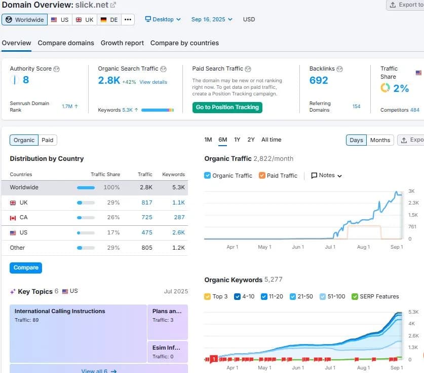 The Anti-SEO Strategy: Why Slick.net Works Despite Everything