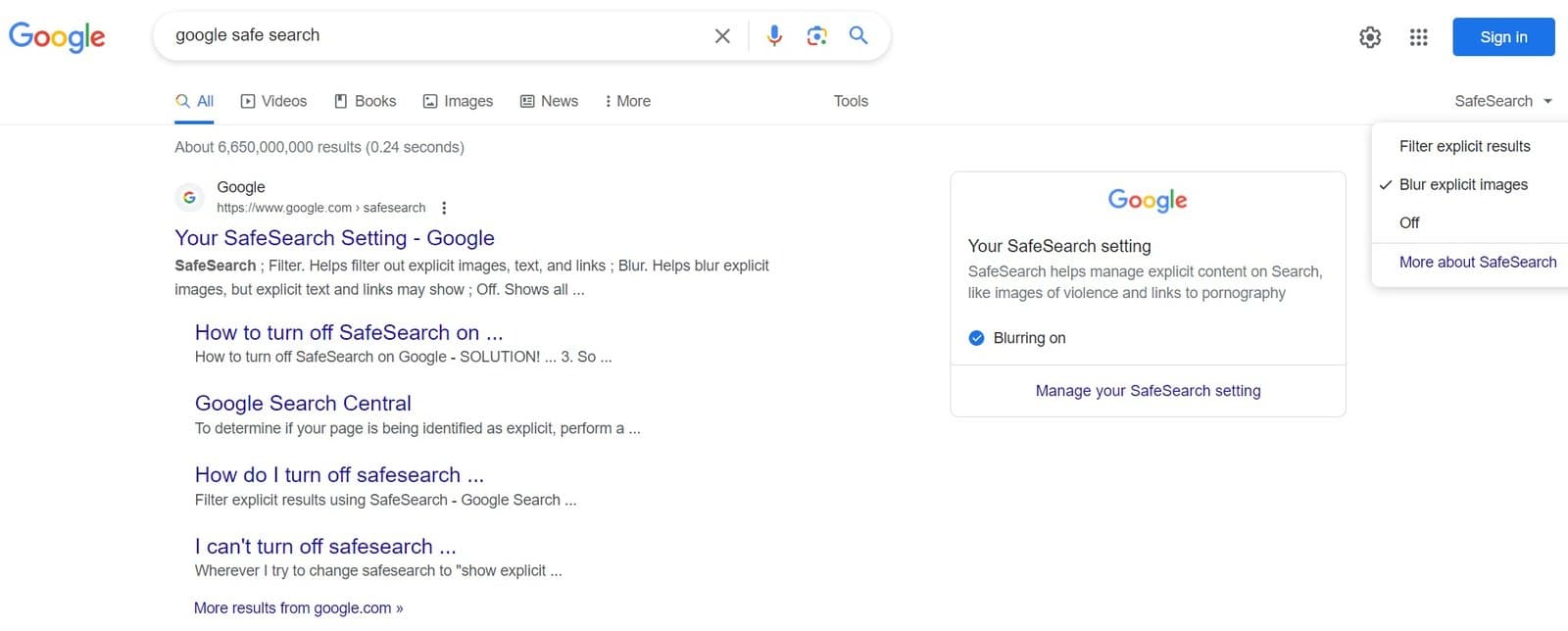 SafeSearch: A Stumbling Block to Website SEO?