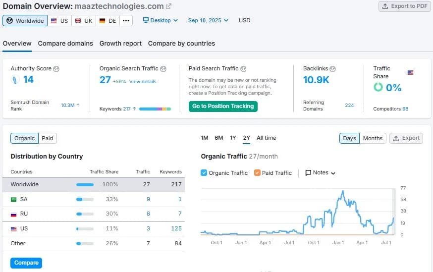 Can MaazTechnologies Recover? An Honest SEO Assessment