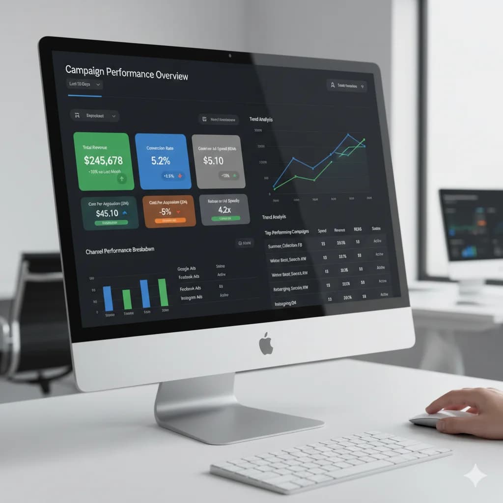 easy-to-understand performance dashboard