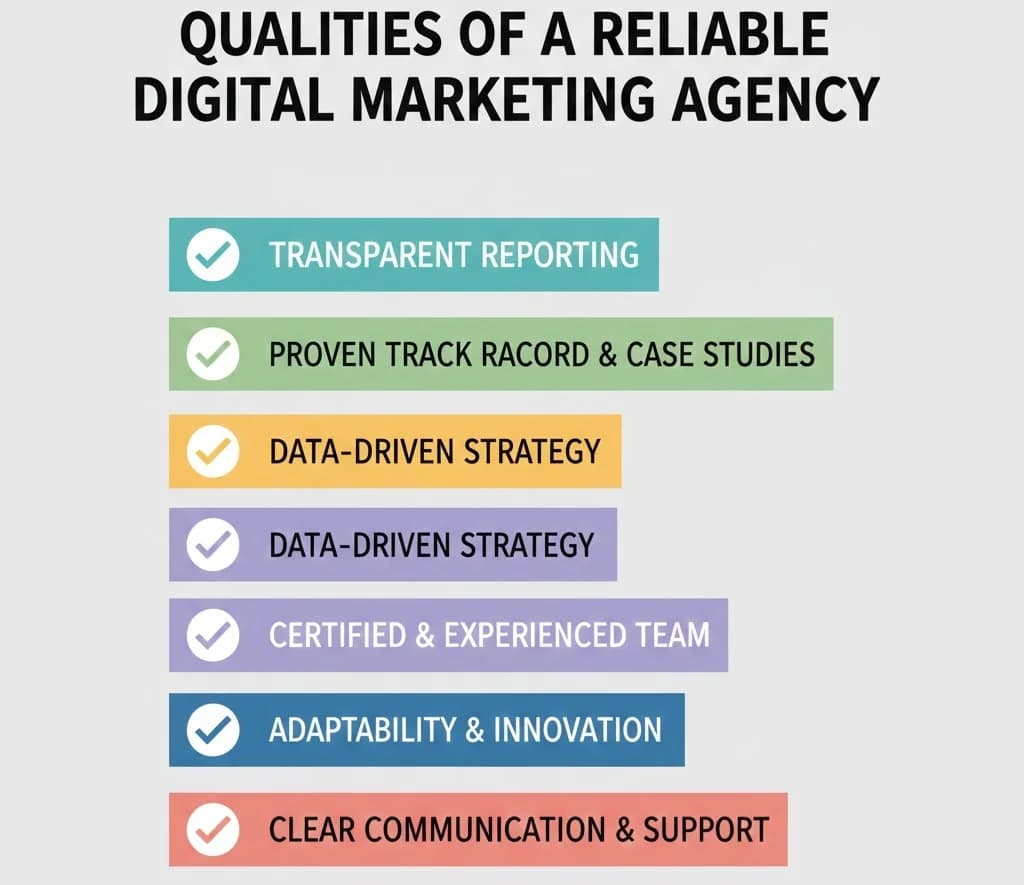 key qualities of a reliable digital marketing agency