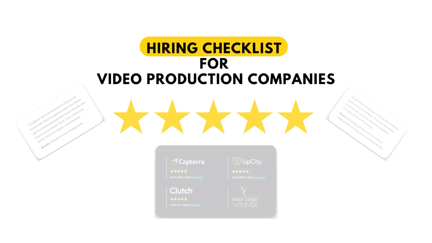 How to Check Client Testimonials & Reviews for Video Production Companies? - Hiring Checklist