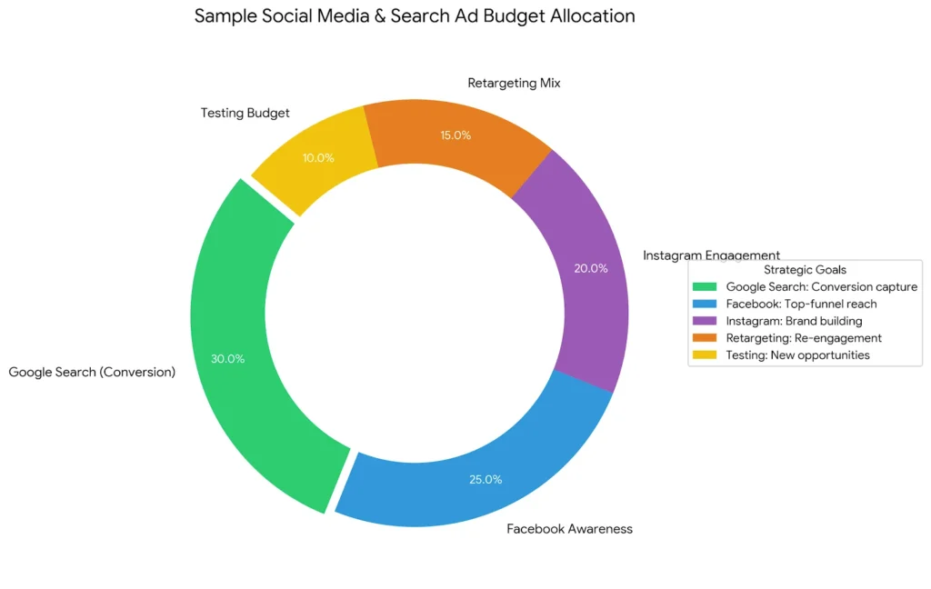 Sample Social Media Ad Budget Allocation