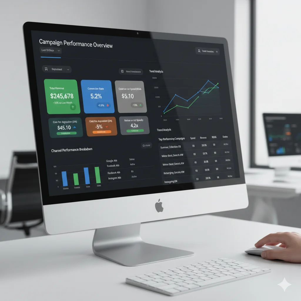 easy-to-understand performance dashboard