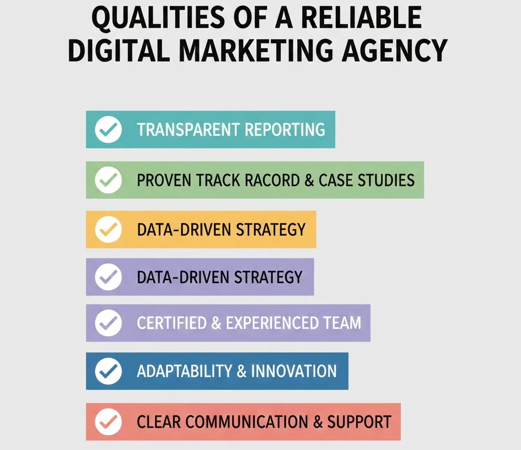 key qualities of a reliable digital marketing agency